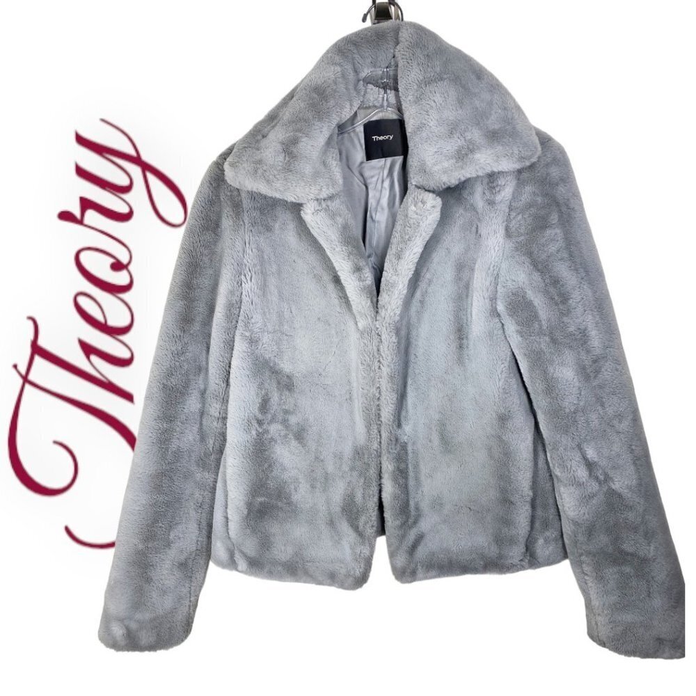 Theory Gray Teddy Jacket